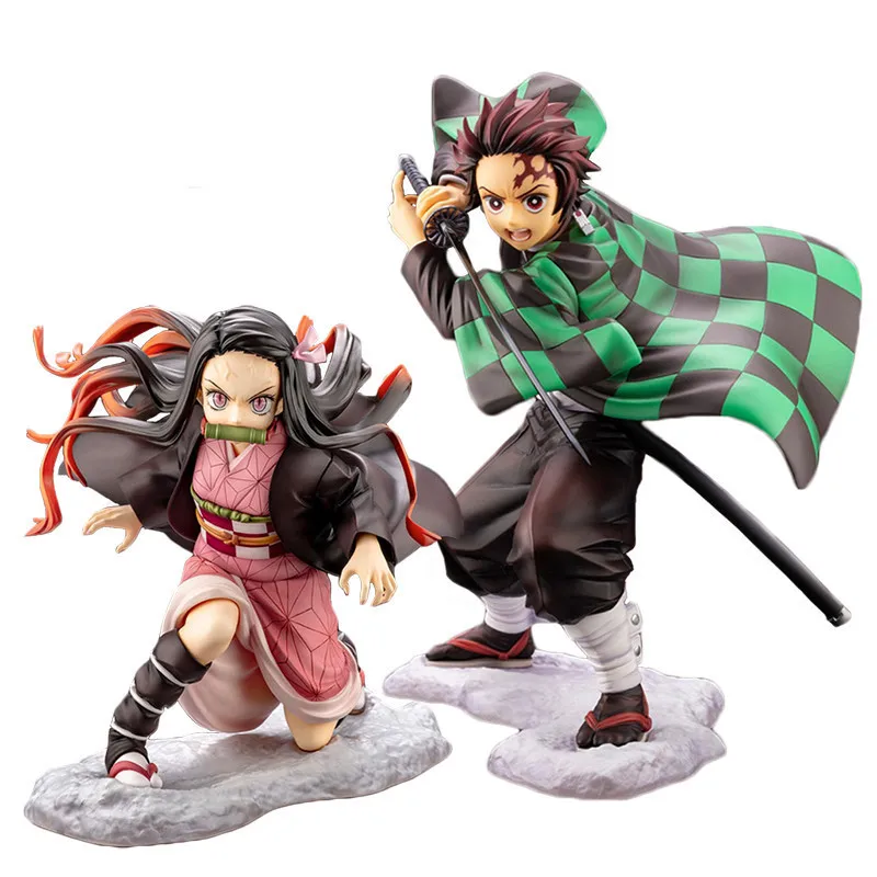 

Demon Slayer Anime Figures Action Figure Model GK Kamado Nezuko PVC Kamado Tanjirou Agatsuma Zenitsu Toys For Kid Gift Figma