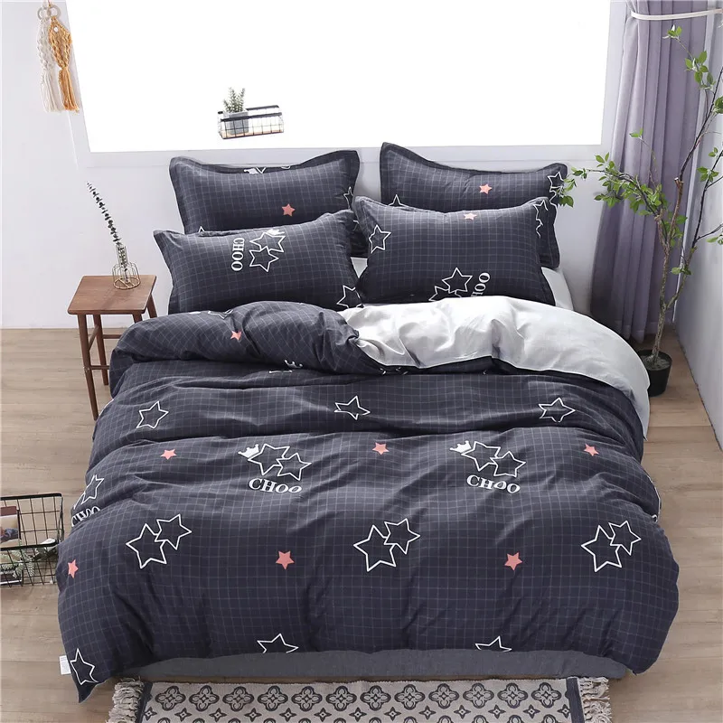 

Modern Nordic Bedcover Blanket Cover Ster Bedding Set Queen King 220X240 Sheets Bedding Simple Adult Child Bedding