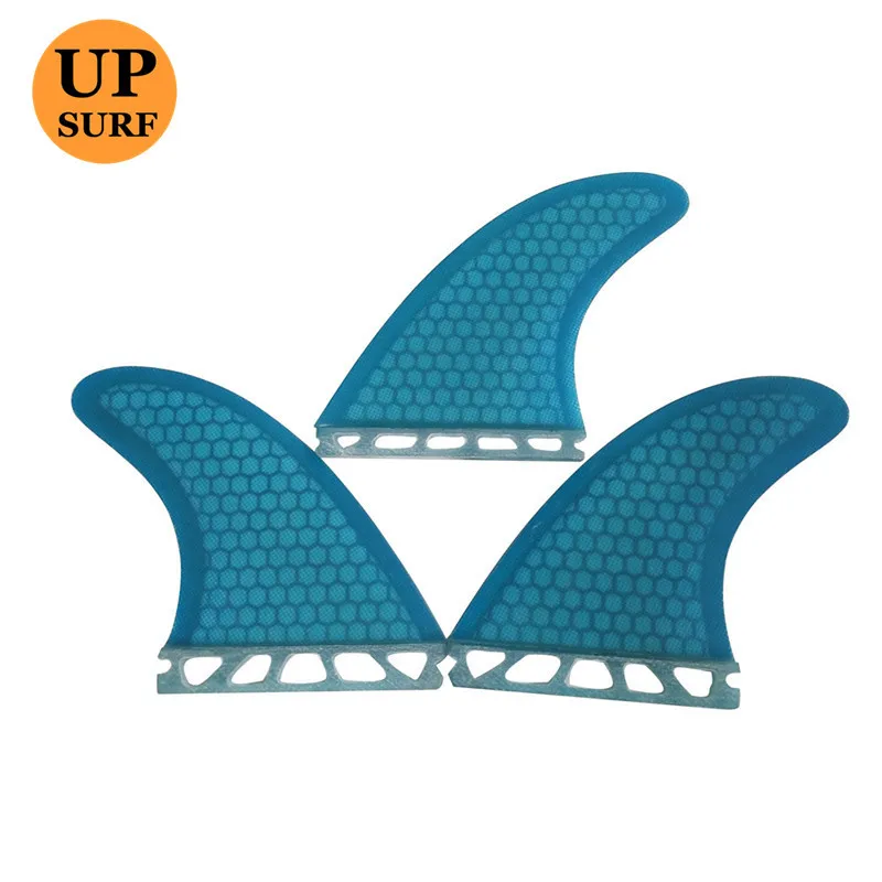Surfboard M Single Tabs thruster Fins Orange/blue/white/black/green Honeycomb | Спорт и развлечения