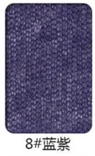 8 blue purpel KA0105 вискозная вязаная шерстяная ткань, тонкая трикотажная ткань для шитья кардигана и шарфа на весну и осень, 50x150 см/штука - Цвет: 8 blue purpel
