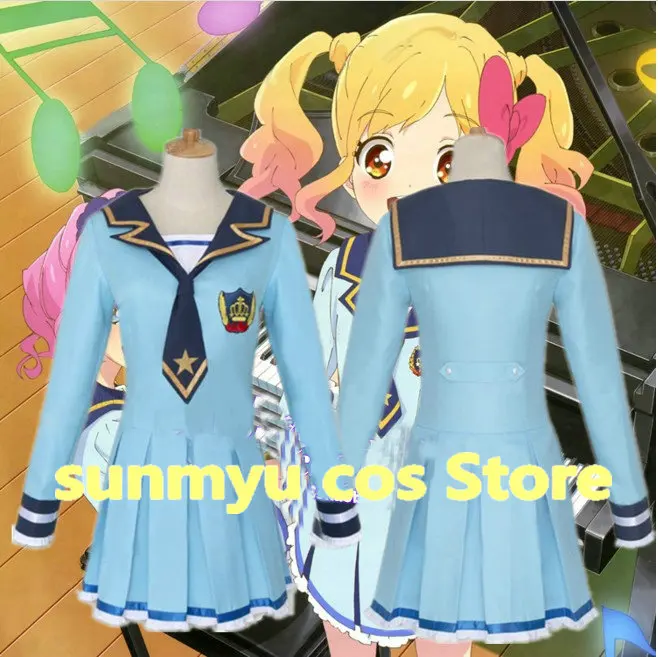 

Звезды айкатсу! Школьная Девочка unifom Yume nimino Rola Sakuraba косплей костюм, пользовательский размер Хэллоуин