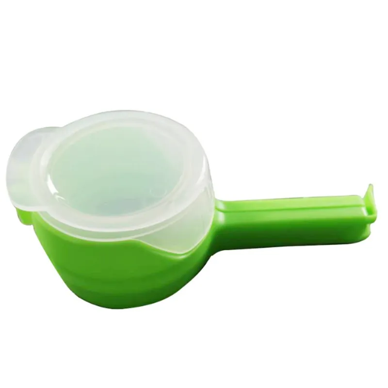 Пластиковый мешок для еды зажим кухонного хранения герметичный крышка