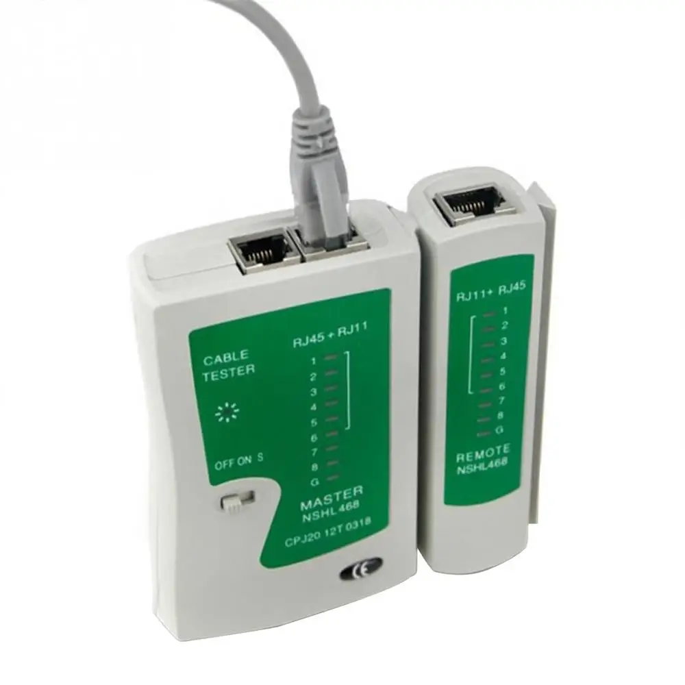 Тестер сетевых кабелей RJ45 RJ11 RJ12 CAT5 UTP LAN | Компьютеры и офис