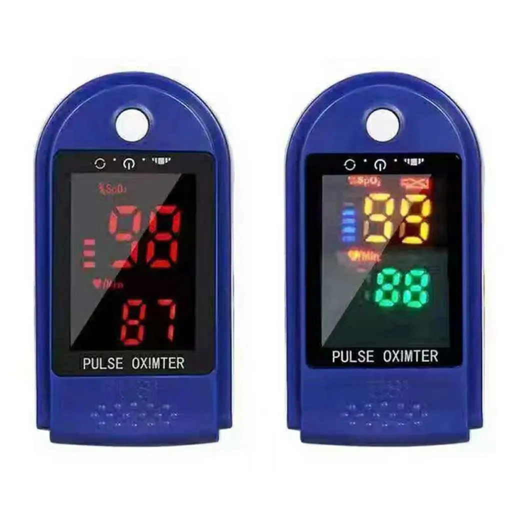 Пульсоксиметр Пальчиковый портативный с OLED-экраном для измерения пульса и