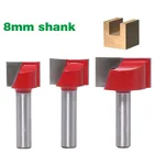 1 шт 8 мм Чистка нижней части гравировальное лезвие 182022253032 мм Карбид фрезы Деревообрабатывающие инструменты фрезы Концевая фреза для обработки дерева