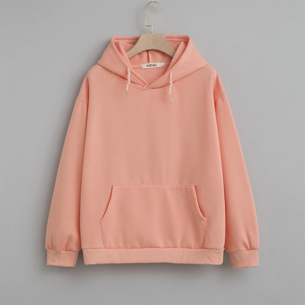 

Hoodies for Women Candy Color Women Cotton Soft Loose Hoodies and Sweatshirts Solid Long Sleeve Pullover Hooded Female Tops