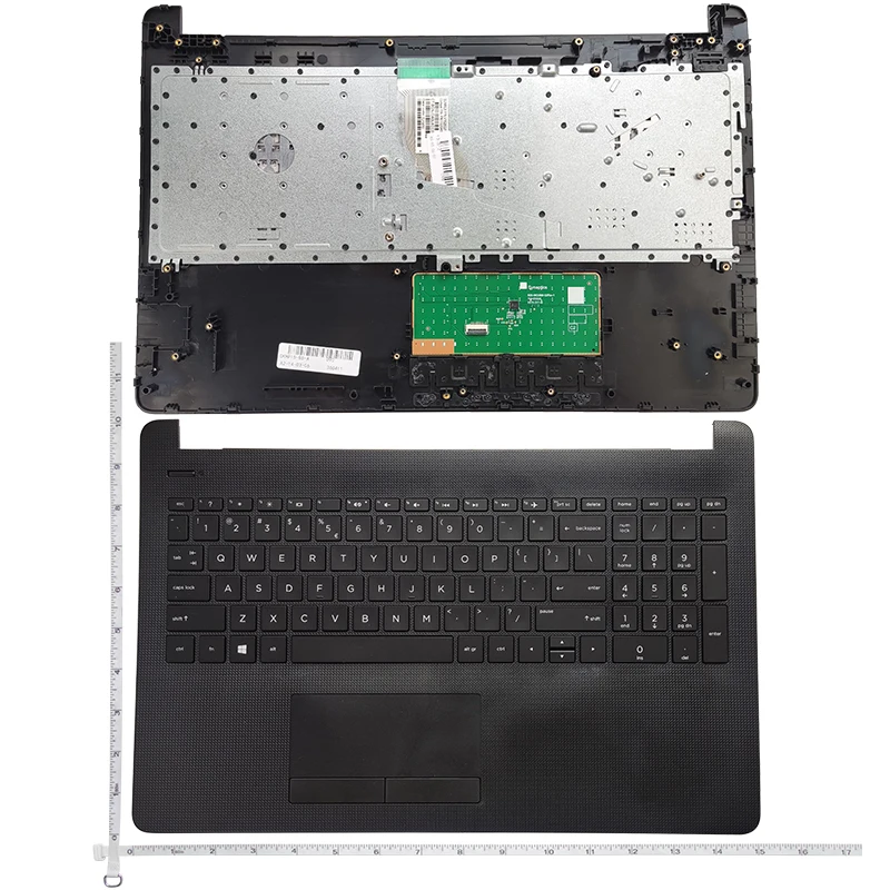 

New For HP 15-BS 15-CD 15-BS015DX TPN-C129 TPN-C130 250 255 256 G6 PK132043A00 US keyboard Palmrest Upper Cover S No touchpad