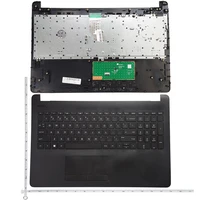 new for hp 15 bs 15 cd 15 bs015dx tpn c129 tpn c130 250 255 256 g6 pk132043a00 us keyboard palmrest upper cover s no touchpad