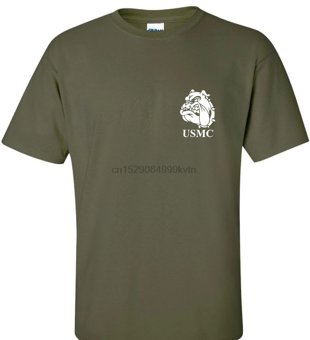 Футболка мужская с принтом морской пехоты дьявола собаки | Мужская одежда