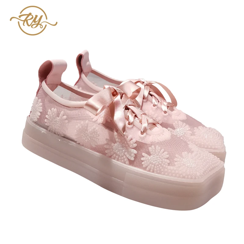 RY-RELAA кроссовки женские 2020 модные новые летние белые роскошная дизайнерская