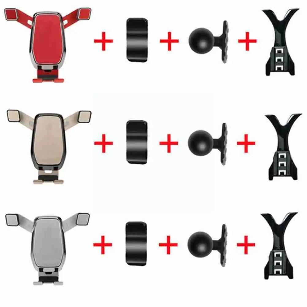 

For Mercedes Phone Holder Interior Air Outlet Navigation Mobile Bracket Accessories Car Phone Linkage Gravity Holder U4O9