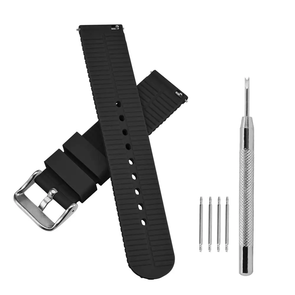 Силиконовый ремешок для часов Anbeer сменный мужчин и женщин спортивный стиль