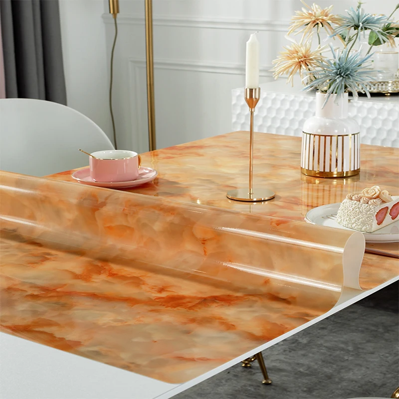 BALLE ПВХ защитный чехол для стола Настольный коврик мягкая стеклянная обеденная