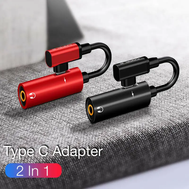 USB C Type To 3.5mm AUX Jack Headphone Adapter for Huawei P30 Pro Xiaomi Mi 9 8 Se Oneplus 7 Audio Cable | Мобильные телефоны и