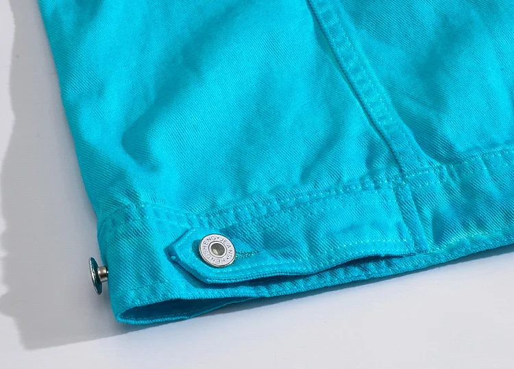 

Denim Vest Male Korean Version of the Slim Denim Vest Lake Blue Mobile Men's Vest Button Vest