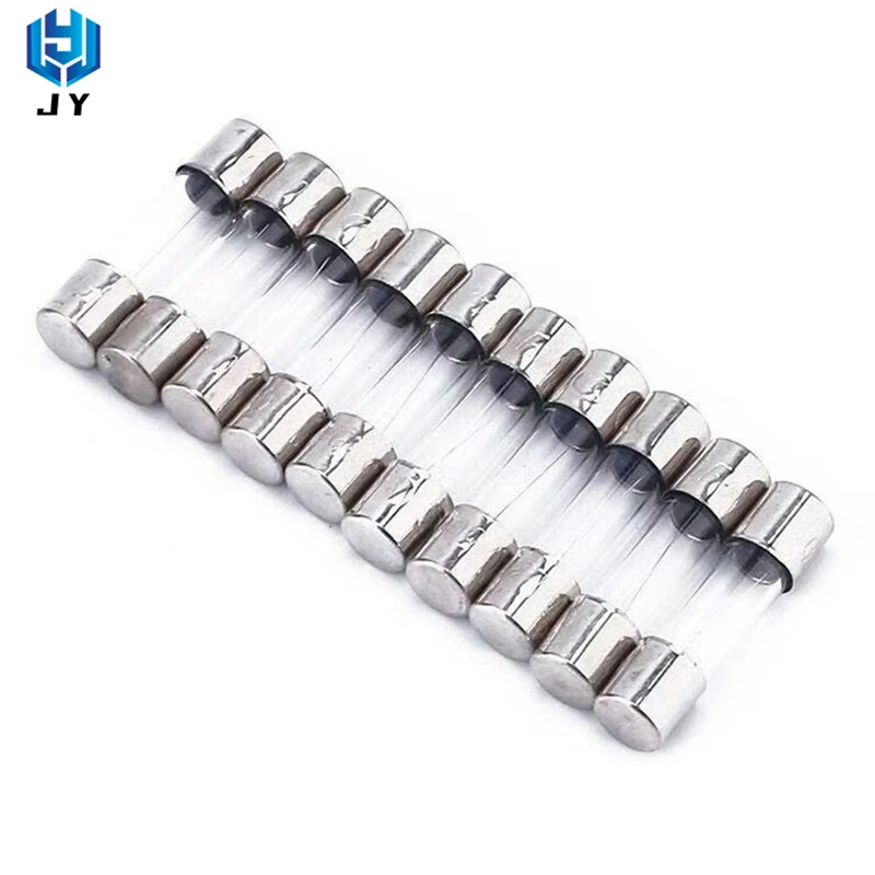 100 штук кор. 5*20 мм Стеклянная трубка Предохранителя 0.3A / 0.5A 1A 2A 3A 5A 6A 7A 8A