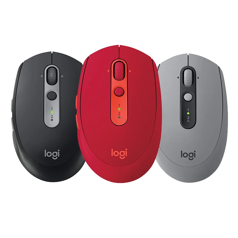 Мышь Logitech M590 Беспроводная Бесшумная с поддержкой Bluetooth 2 4 ГГц 1000 DPI | Компьютеры и