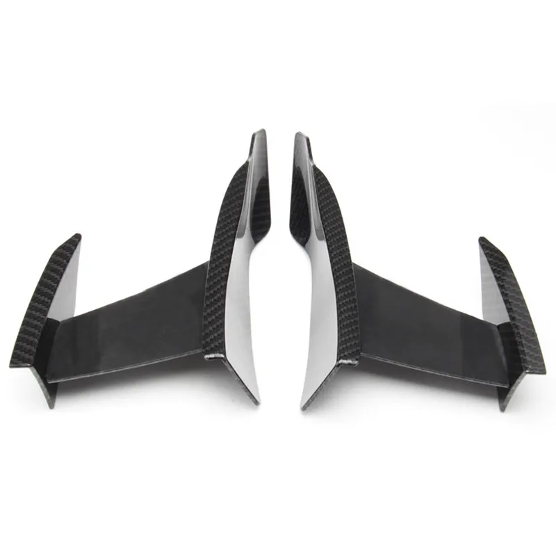 6 шт. аксессуары для стайлинга автомобиля из углеродного волокна передний бампер