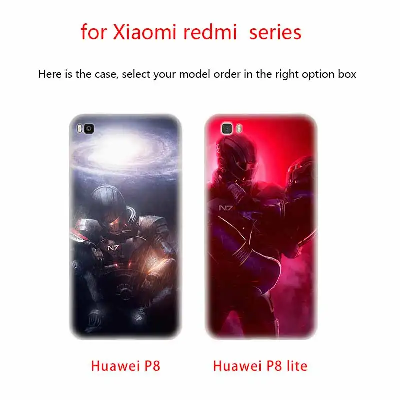 N7 Mass Effect TPU Soft Phone Case For Huawei P50 P40 P30 P20 Pro Lite p30lite p50lite P samrt Z 2020 2019 Cover | Мобильные