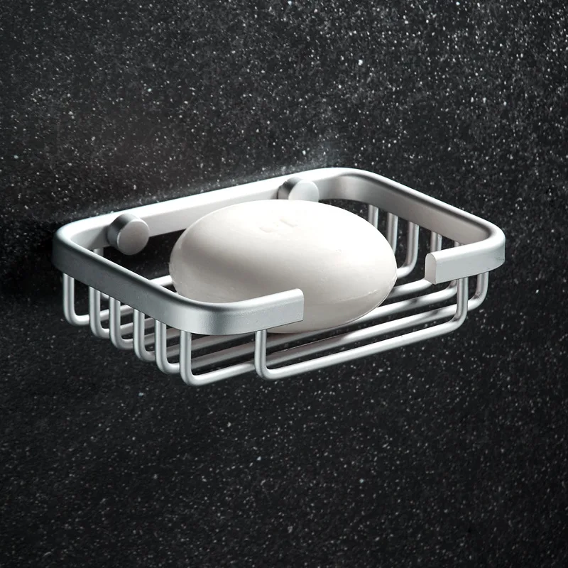 1 шт. Серебряная стойка для сверления мыла держатель душевой кабины настенные