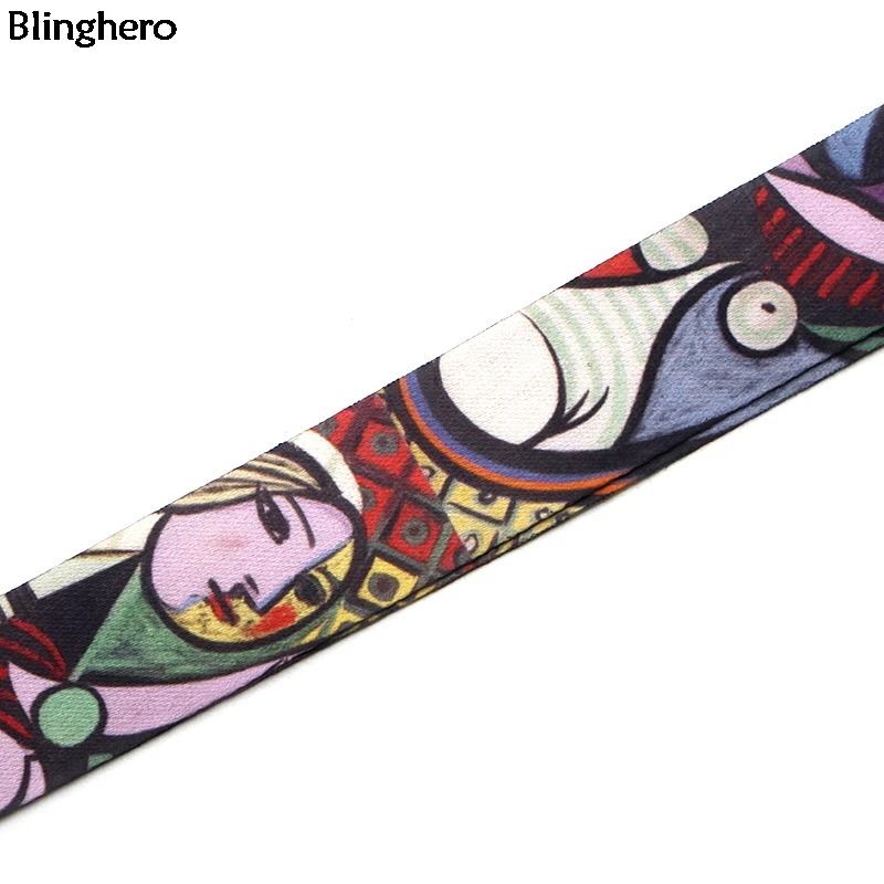 Blinghero, Пабло Пикассо, ремешок для ключей, классный держатель для телефона, шейный ремешок со свистком, камера, ID, значок, подарки для друзей, BH0390