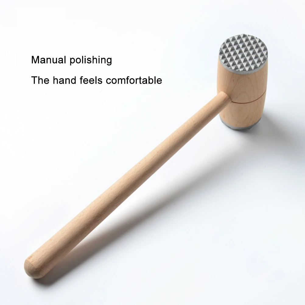 Двухсторонний молоток для мяса деревянный мясной тендеризатор инструмент