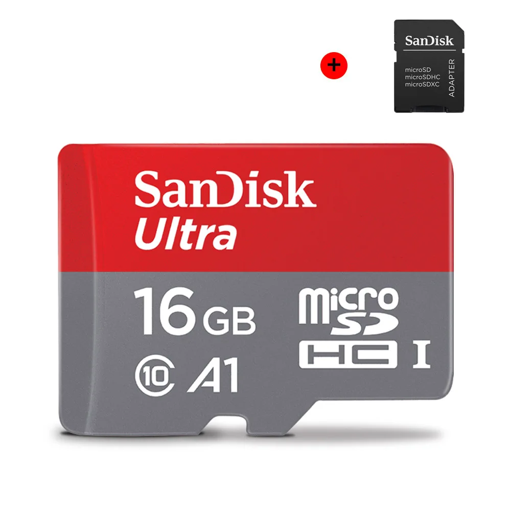 Карта памяти SanDisk Ultra Micro SD 100% оригинал 128 ГБ 32 64 256 400 гб TF-карта 16 Гб класс 10 Max 98