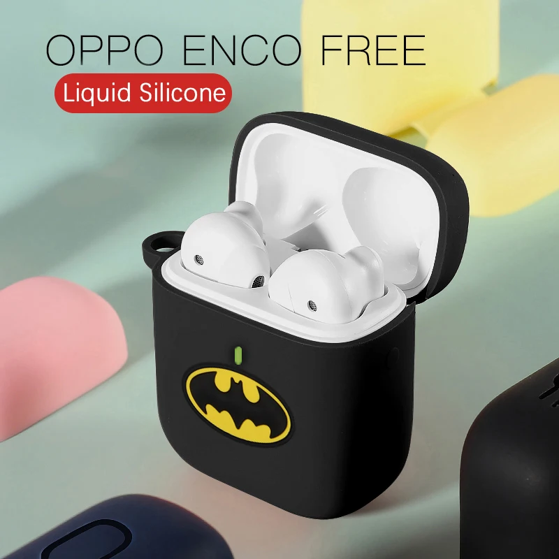 Skinlee For OPPO Enco Free Case Cartoon Design Full Cover Shockproof Protector | Электроника