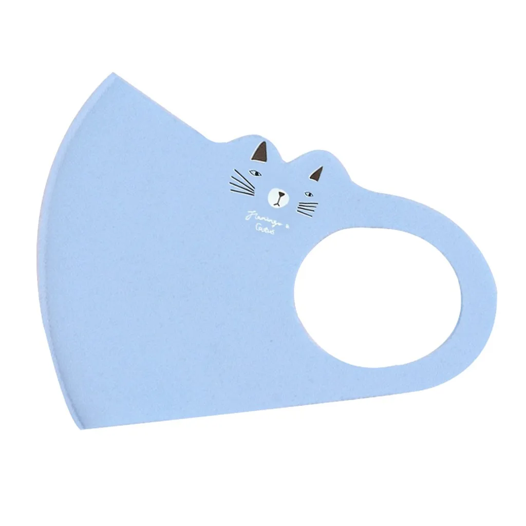 Маска детская черная с рисунком # B05 | Тематическая одежда и униформа