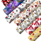 20*33 см мультяшная гладкая искусственная кожа ткань для бантов кожаные ремесла DIY материал ручной работы, 1Yc20849