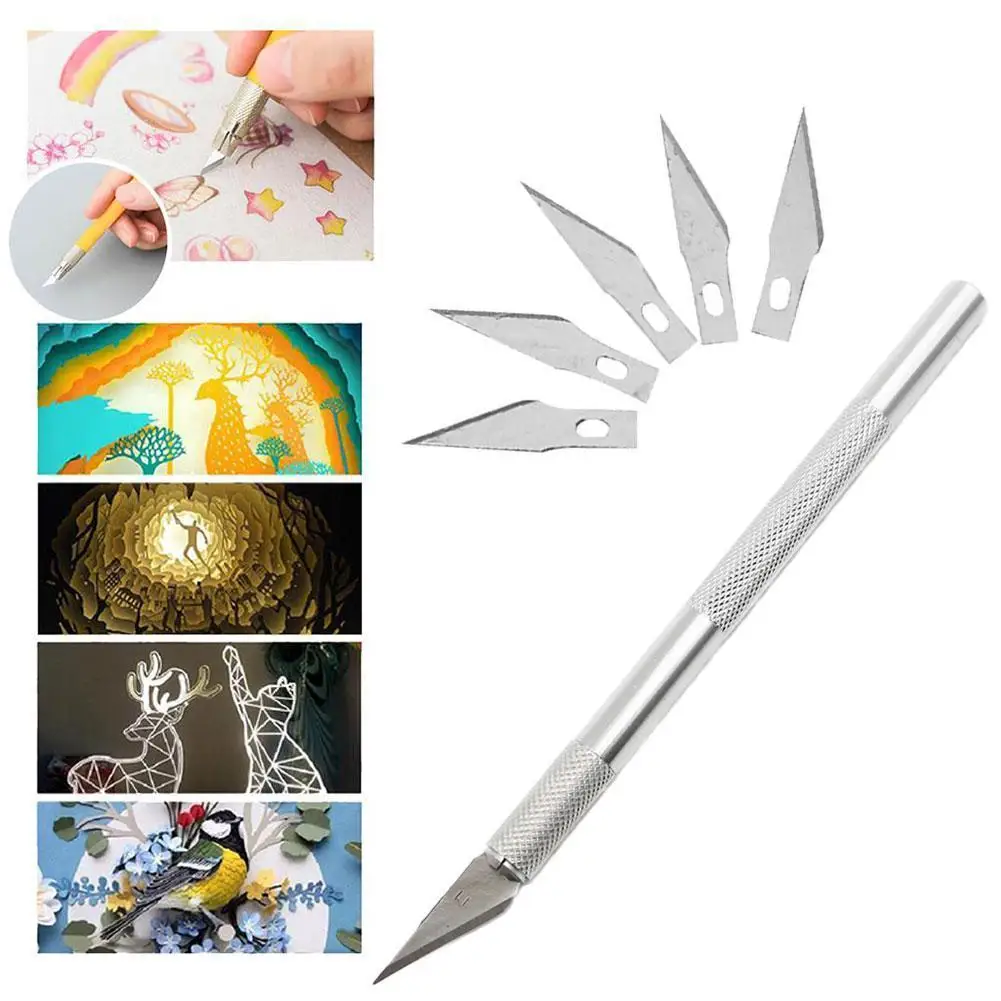 Скульптуры десен паста резьба формы для выпечки инструменты 6 шт./компл. лезвия