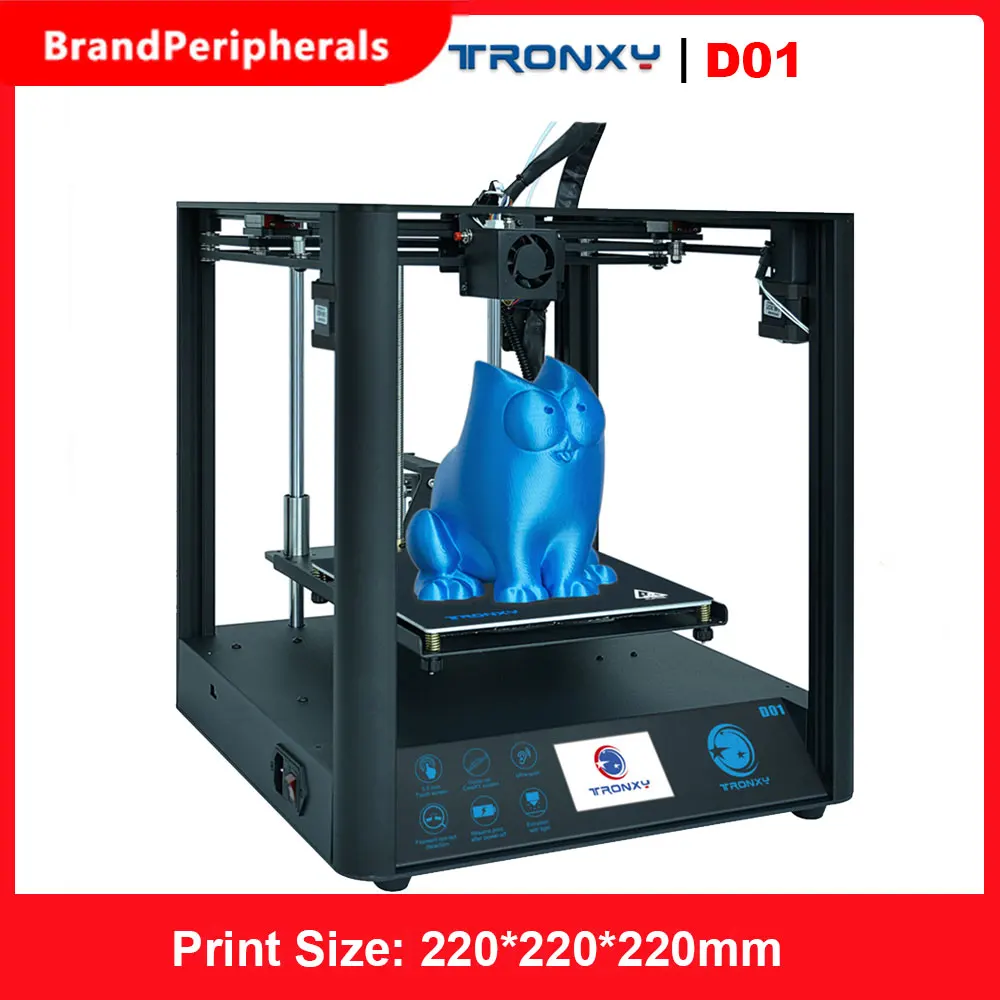 3D-принтер Tronxy D01 бесшумная материнская плата линейная направляющая ядро XY