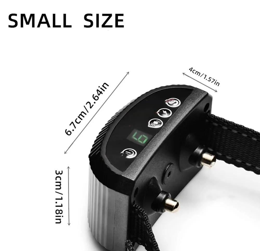 Ошейник для собаки перезаряжаемый Терминатор коры улучшенный контроль вибрация