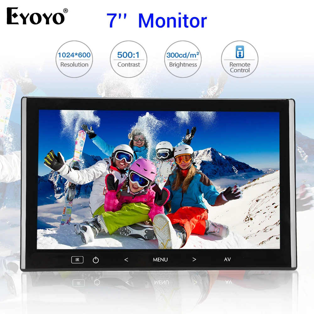 Eyoyo EM07L 7 &quot1024X600 Компьютер ТВ ПК монитор ЖК экран HDMI VGA AV Specker Dispay для ноутбука