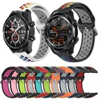 Ремешок силиконовый для TicWatch Pro 33, Воздухопроницаемый браслет для смарт-часов с GPS, 22 мм, наручный ремешок для TicWatch Pro 2020 GTX Correa