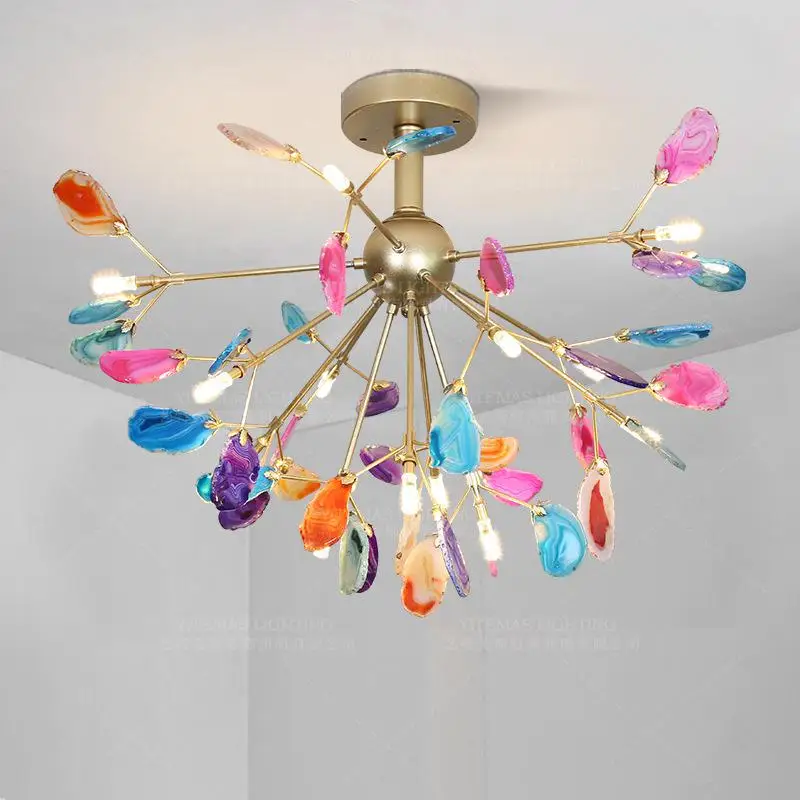 Агат потолочный светильник G9 светодиодный для спальни кухни столовой гостиной