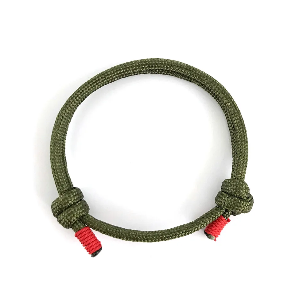 Army Green 550, браслет, браслет, парашютный шнур, регулируемый, для выживания, аварийный, вязанный, на открытом воздухе, для кемпинга, походов, браслет для женщин и мужчин - Цвет: Army Green