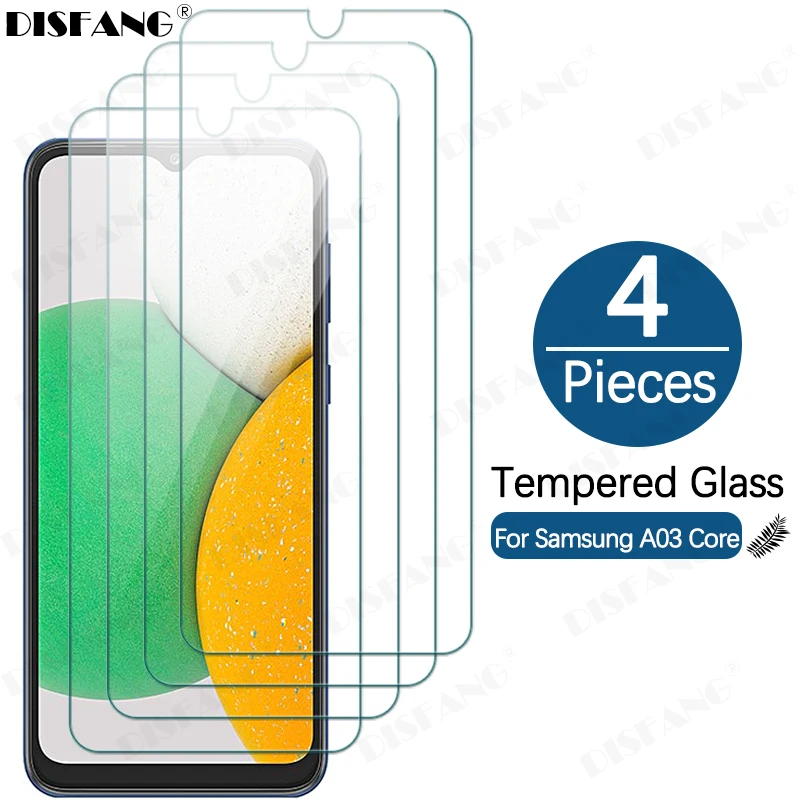 

1-4Pcs Protective Glass For Samsung Galaxy A03 Core Safety Glass For Sumsung Samsun Samsug Sansumg A03 A 03 Core Movie Premium