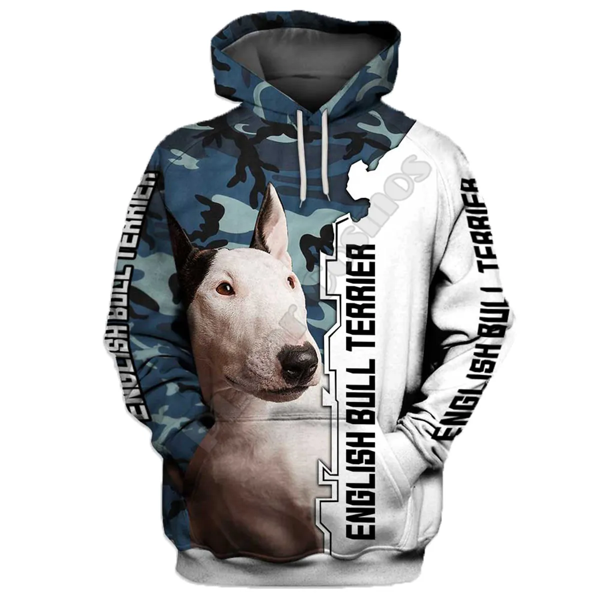 

English Bull Terrier 3D Printed Hoodies Funny Pullover Men For Women Funny Sweatshirts Animal Sweater Drop Shipping