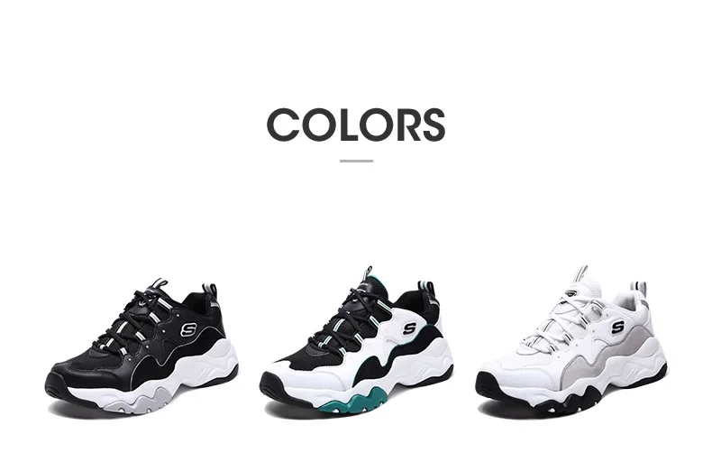 Skechers/Мужская обувь D'lites; удобная модная повседневная обувь; ботинки с массивным каблуком, увеличивающие рост; оригинальная брендовая спортивная обувь; 999878-WGR