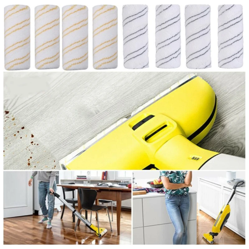 4Pcs Floor Sweeper Vacuum Cleaner Roller Brush Compatible with Karcher FC3 FC5 | Инструменты