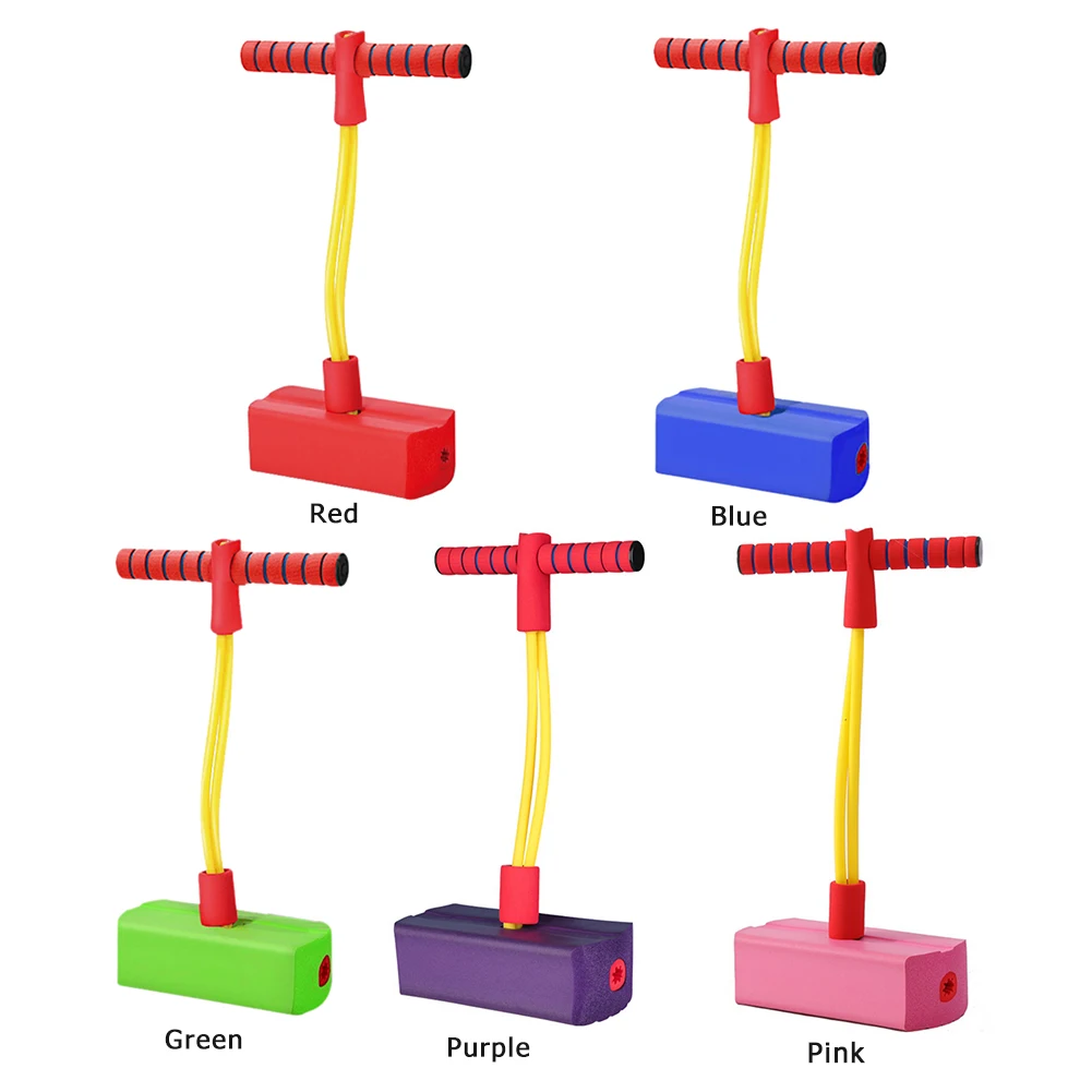 

Antiskid Funny Foam Jumper Outdoor Safety Training Pogo Stick Sports Exercise Kids Bounce Toys with LED Flash