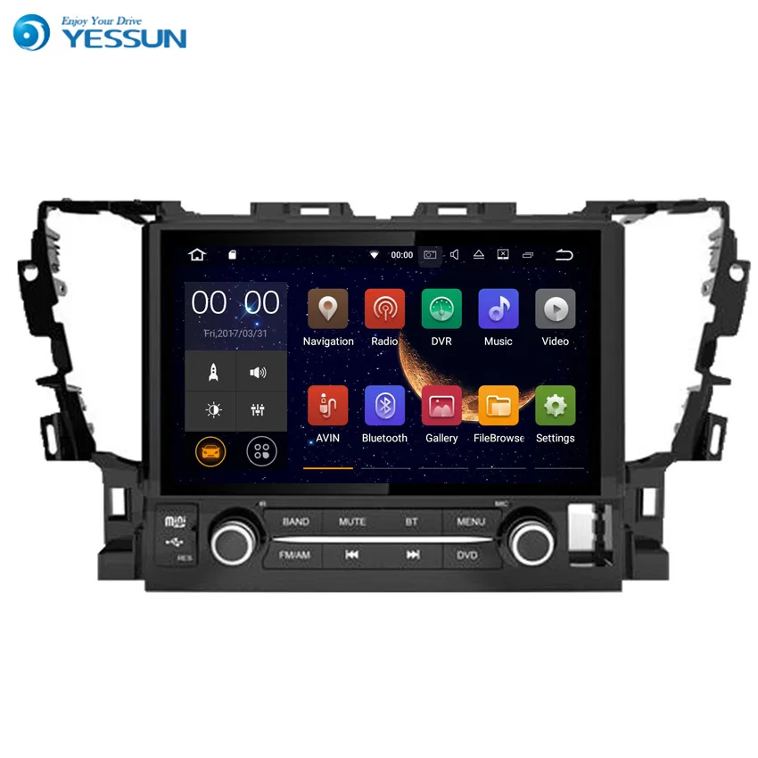 Радио YESSUN Android автомобильный DVD-плеер для Toyota Alphard 2014 ~ 2015 стерео радио мультимедиа
