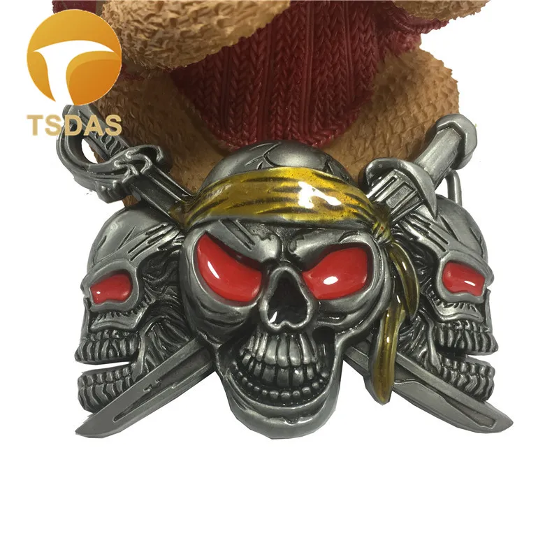 Бесплатная доставка объемная пряжка для ремня в виде черепа с античным