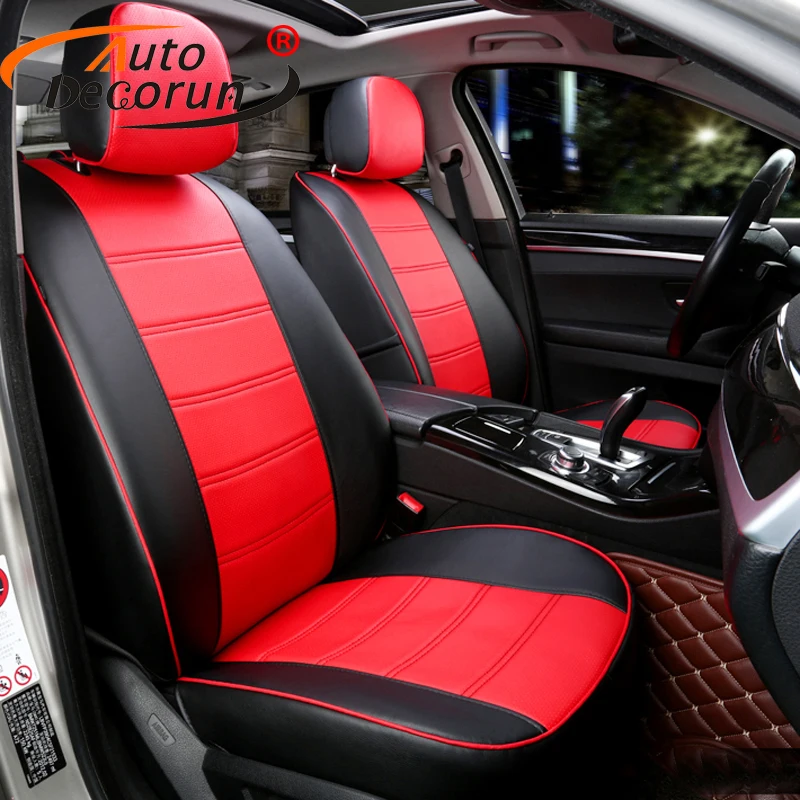 Авточехлы красные