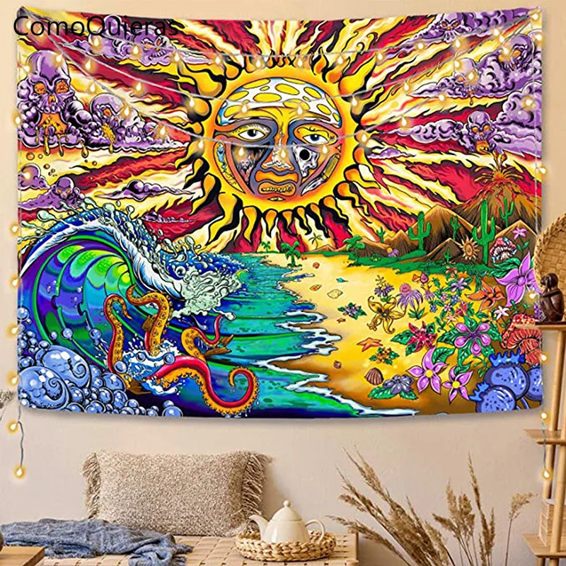 

Настенный Гобелен для дома, богемный гобелен, украшение для комнаты, ткань, настенное украшение