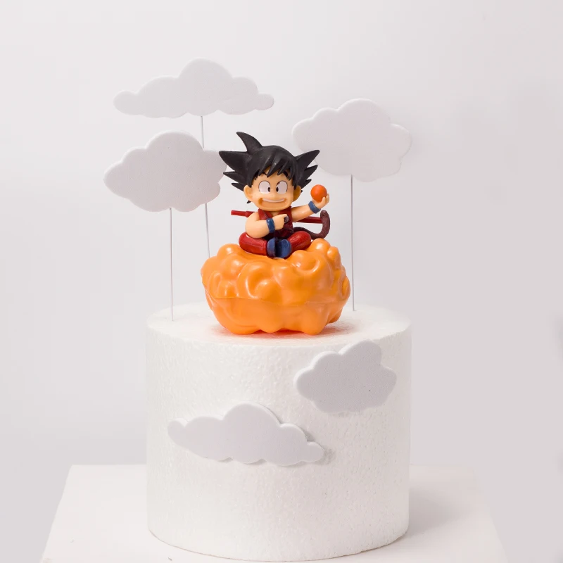 Son Goku Kakarotto Cake Ornament Dragon Balls Somersault Cloud Hands Birthday | Игрушки и хобби