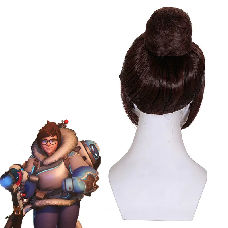 Короткие термостойкие синтетические волосы Game OW аксессуары для косплея реквизит