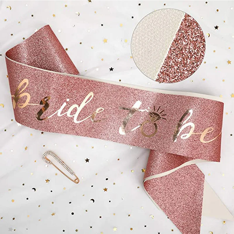 

Bride To Be" , - Bridesmaid