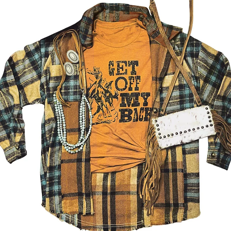 

Рубашка Lugentolo Женская в клетку, уличная одежда, топ на пуговицах, с длинным рукавом, с отложным воротником, с необработанными краями